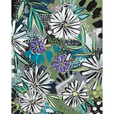 Trust Black Modern Wood Framed Art Print with Double Matting by Wieners, Valerie