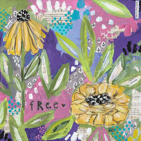 Free Black Ornate Wood Framed Art Print with Double Matting by Wieners, Valerie