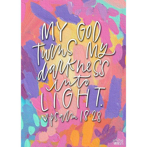 My God Gold Ornate Wood Framed Art Print with Double Matting by Wieners, Valerie