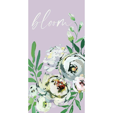 Floral Bloom Gold Ornate Wood Framed Art Print with Double Matting by Wieners, Valerie