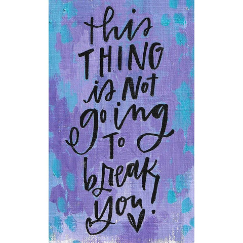 This Thing Black Modern Wood Framed Art Print with Double Matting by Wieners, Valerie