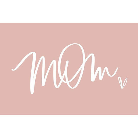 Mom Gold Ornate Wood Framed Art Print with Double Matting by Wieners, Valerie