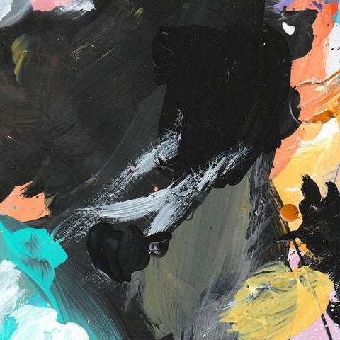 Palette II White Modern Wood Framed Art Print by Wieners, Valerie