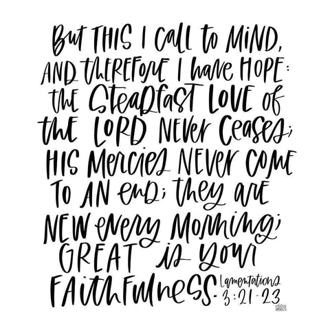 Lamentations White Modern Wood Framed Art Print by Wieners, Valerie