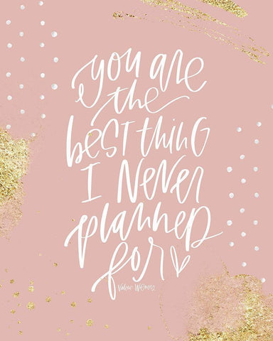 Best Thing   White Modern Wood Framed Art Print with Double Matting by Wieners, Valerie