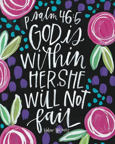 God Is White Modern Wood Framed Art Print with Double Matting by Wieners, Valerie