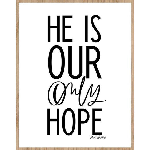 Our Only Hope Gold Ornate Wood Framed Art Print with Double Matting by Wieners, Valerie