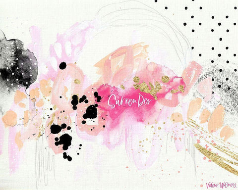 Surrender White Modern Wood Framed Art Print with Double Matting by Wieners, Valerie