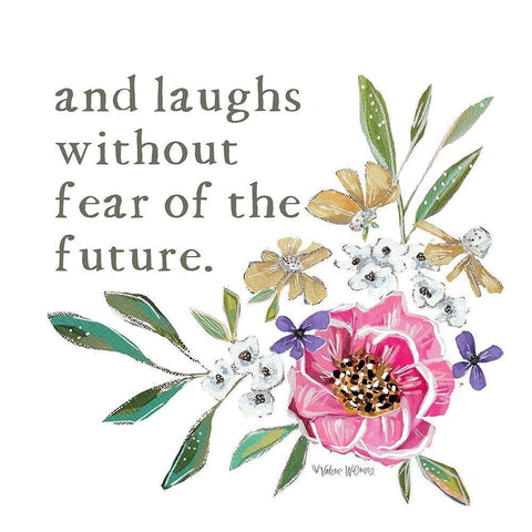 Laughs Without Fear Gold Ornate Wood Framed Art Print with Double Matting by Wieners, Valerie