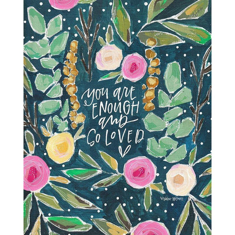 Enough White Modern Wood Framed Art Print by Wieners, Valerie