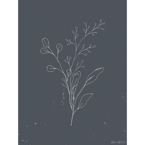 Soft Bouquet II White Modern Wood Framed Art Print by Wieners, Valerie