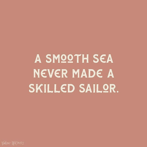 Smooth Sea White Modern Wood Framed Art Print by Wieners, Valerie