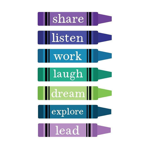 School Rules Gold Ornate Wood Framed Art Print with Double Matting by Wieners, Valerie