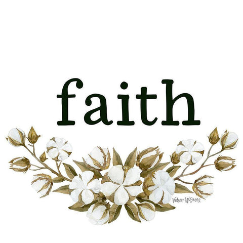 Faith Gold Ornate Wood Framed Art Print with Double Matting by Wieners, Valerie