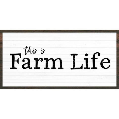 Farm Life Gold Ornate Wood Framed Art Print with Double Matting by Wieners, Valerie