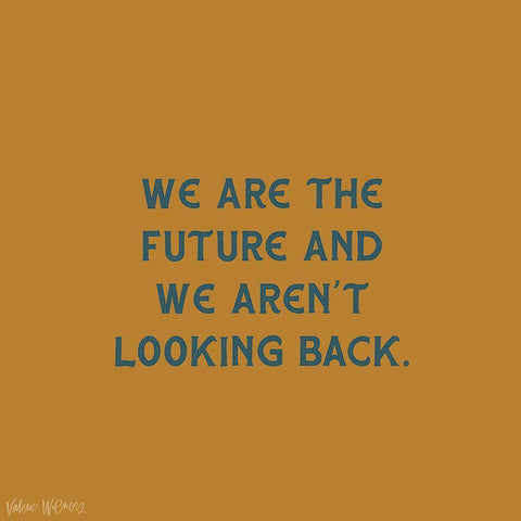 The Future Black Ornate Wood Framed Art Print with Double Matting by Wieners, Valerie