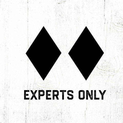 Experts Only White Modern Wood Framed Art Print by Wieners, Valerie