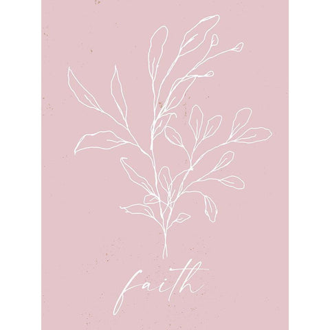 Faith-Hope-Love Black Modern Wood Framed Art Print by Wieners, Valerie