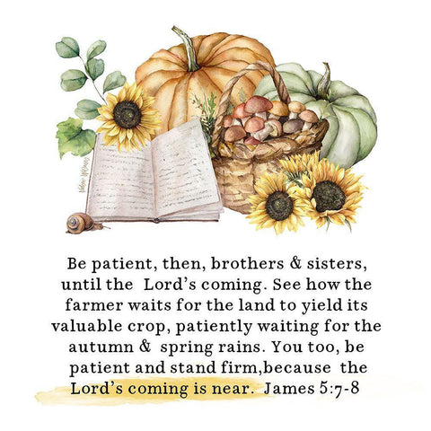 Lords Coming Black Ornate Wood Framed Art Print with Double Matting by Wieners, Valerie