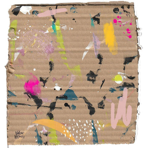 Cool and Square II White Modern Wood Framed Art Print by Wieners, Valerie