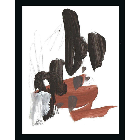 Noir Three Gold Ornate Wood Framed Art Print with Double Matting by Wieners, Valerie