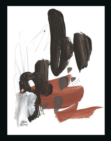 Noir Three Black Ornate Wood Framed Art Print with Double Matting by Wieners, Valerie