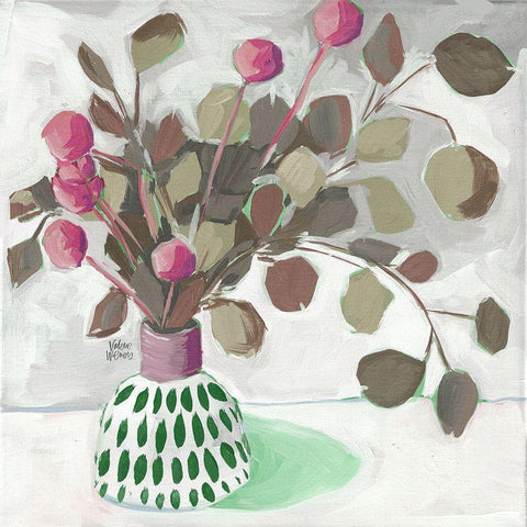 Christmas Pot Black Modern Wood Framed Art Print by Wieners, Valerie