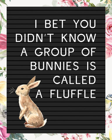 Fluffle Black Ornate Wood Framed Art Print with Double Matting by Wieners, Valerie