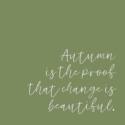 Autumn White Modern Wood Framed Art Print by Wieners, Valerie