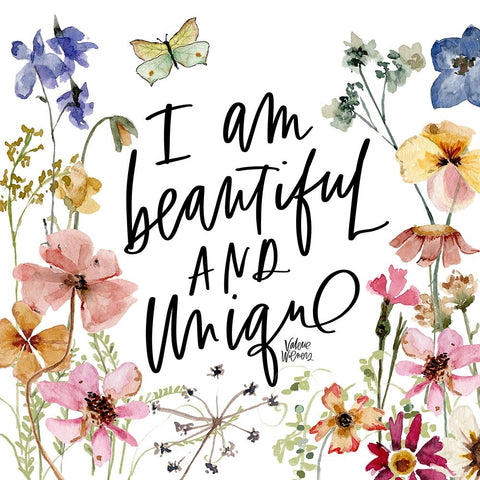 Beautiful and Unique Black Ornate Wood Framed Art Print with Double Matting by Wieners, Valerie