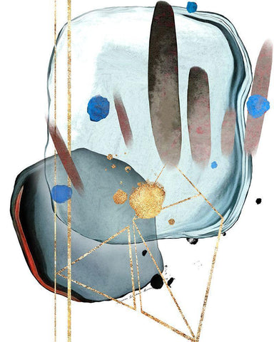 Baby Steps White Modern Wood Framed Art Print with Double Matting by Burney, Yvonne Coleman