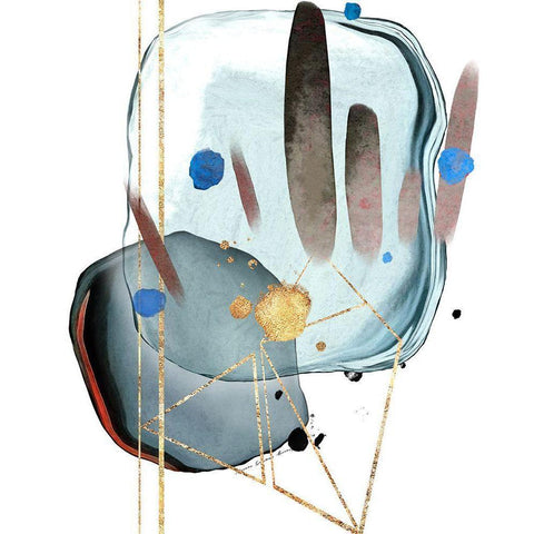 Baby Steps Black Modern Wood Framed Art Print by Burney, Yvonne Coleman