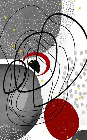 Graystone Black Ornate Wood Framed Art Print with Double Matting by Burney, Yvonne Coleman