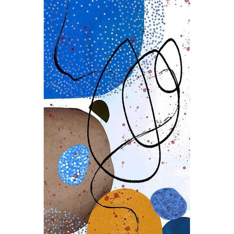 Cool Vibes Gold Ornate Wood Framed Art Print with Double Matting by Burney, Yvonne Coleman