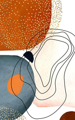 Trailblazer Black Ornate Wood Framed Art Print with Double Matting by Burney, Yvonne Coleman