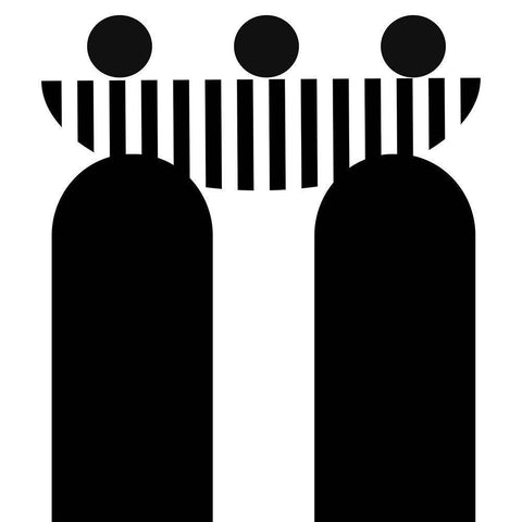 Boat Ride Black Modern Wood Framed Art Print by Burney, Yvonne Coleman