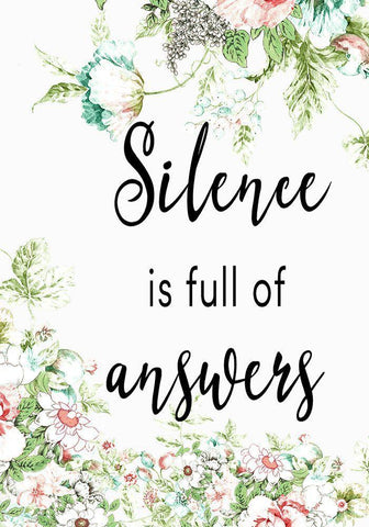 Full of Answers Black Ornate Wood Framed Art Print with Double Matting by Burney, Yvonne Coleman