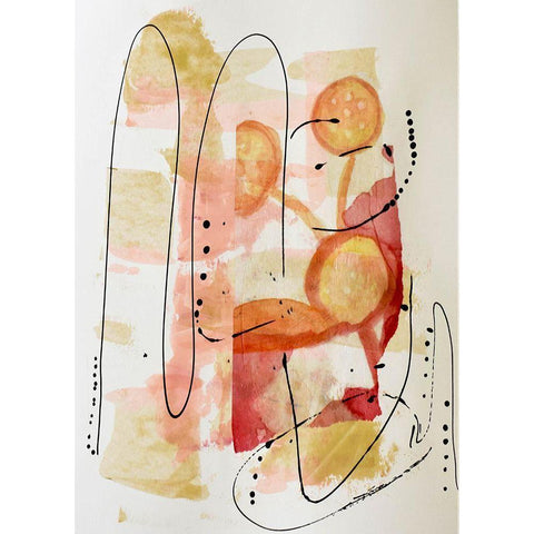 Soft Touch Black Modern Wood Framed Art Print with Double Matting by Burney, Yvonne Coleman