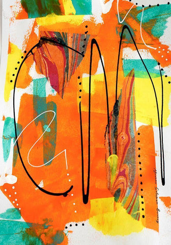 See Me White Modern Wood Framed Art Print with Double Matting by Burney, Yvonne Coleman