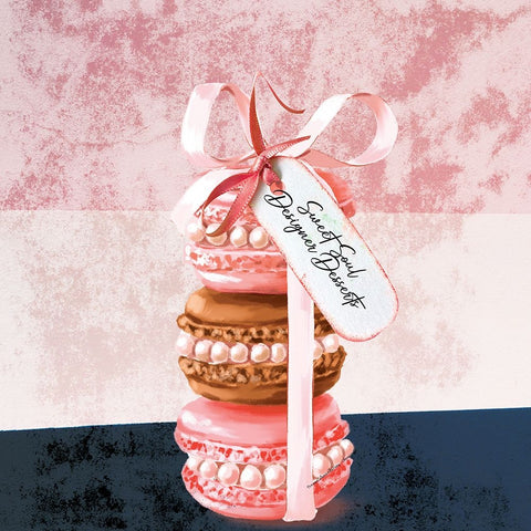 Sweet Soul Desserts Black Ornate Wood Framed Art Print with Double Matting by Burney, Yvonne Coleman