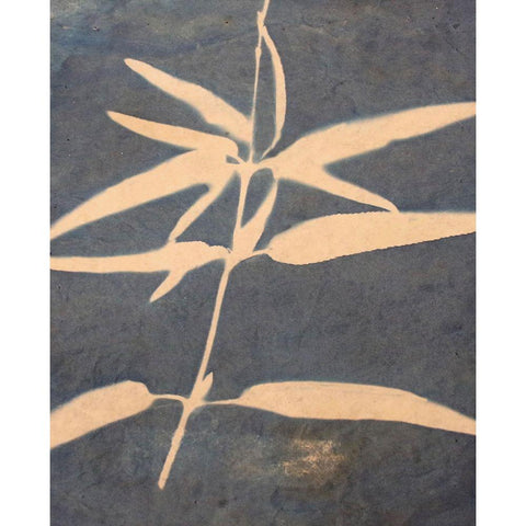 Blue XIII White Modern Wood Framed Art Print by Yellow Cafe
