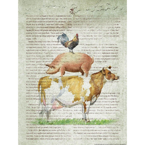 Farm Stand I Black Modern Wood Framed Art Print by Yellow Cafe