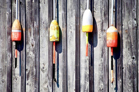 Floaters Black Ornate Wood Framed Art Print with Double Matting by Yellow Cafe