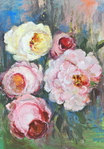 Still Life White Modern Wood Framed Art Print with Double Matting by Yellow Cafe