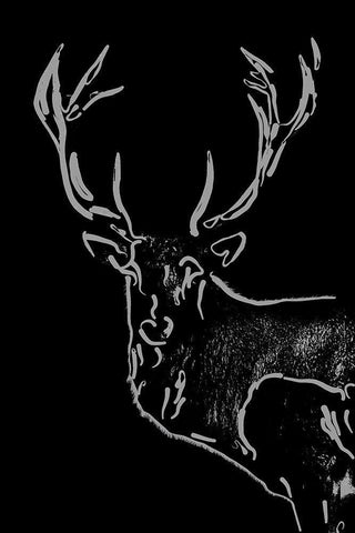 On The Line Black Ornate Wood Framed Art Print with Double Matting by Sommers, Mindy