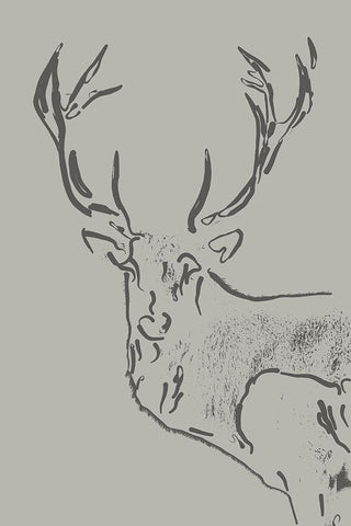 On The Line II Black Ornate Wood Framed Art Print with Double Matting by Sommers, Mindy