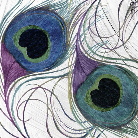 Feather Jewels White Modern Wood Framed Art Print by Sommers, Mindy