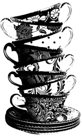 Tempest Black Ornate Wood Framed Art Print with Double Matting by Sommers, Mindy