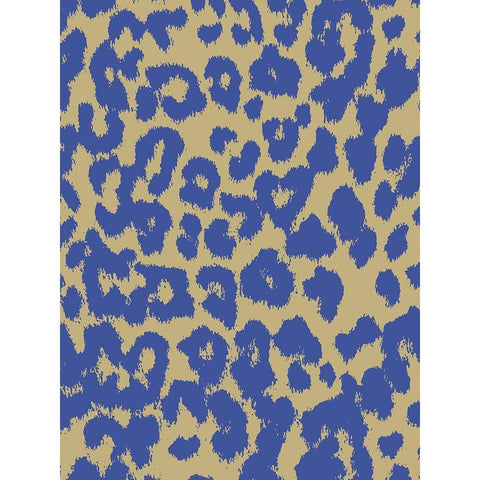 Peacock Leopard Black Modern Wood Framed Art Print by Sommers, Mindy