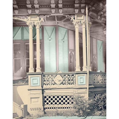 Rest a Spell II White Modern Wood Framed Art Print by Sommers, Mindy